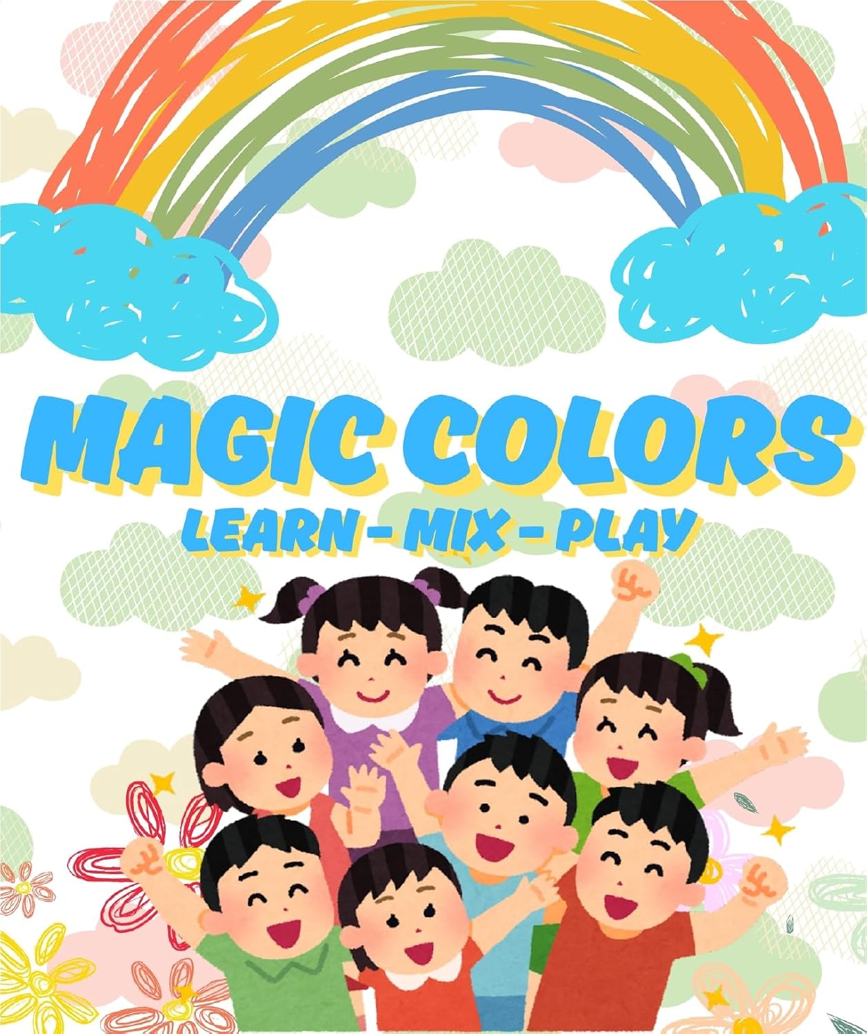 Blick ins Buch: eine Farbseite von Magic Colors zum Ausmalen